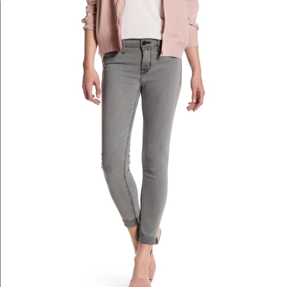 Hudson crop skinny jeans